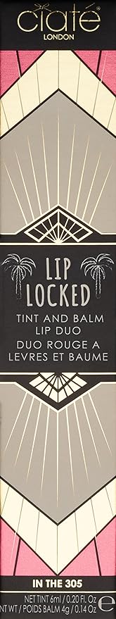 Ciate London Lip Locked Tint and Balm Lip Duo, 305/Fuchsia