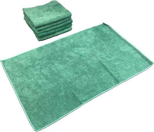 Arkwright Microfiber Gym Towel - Bulk Case of 180 - Super Soft, Quick Dry Workout Sweat Towels, 300 GSM Lightweight & Absorbent for Sports, Working Out, Yoga, and Spa, 16 x 27 in, Hunter Green
