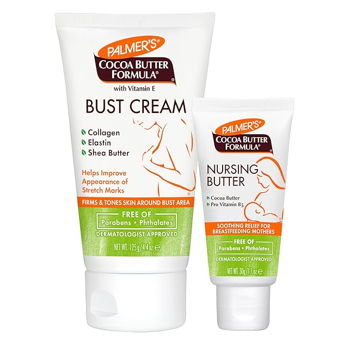 Palmer's Nursing Butter & Bust Cream bundle (Pack of 2)