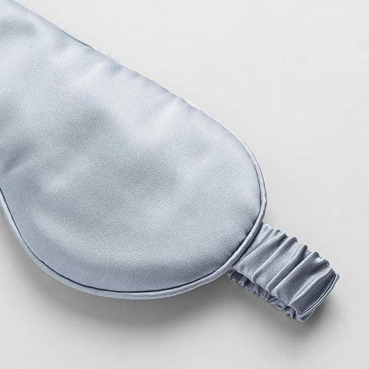 Silk Sleep Mask Light Blocking Luxury 19mm Silk Eye Mask 100% Mulberry Eye Cover Blindfold Ultra Soft Light and Comfy Anti Aging Skin Care with Travel Bag Gift Package