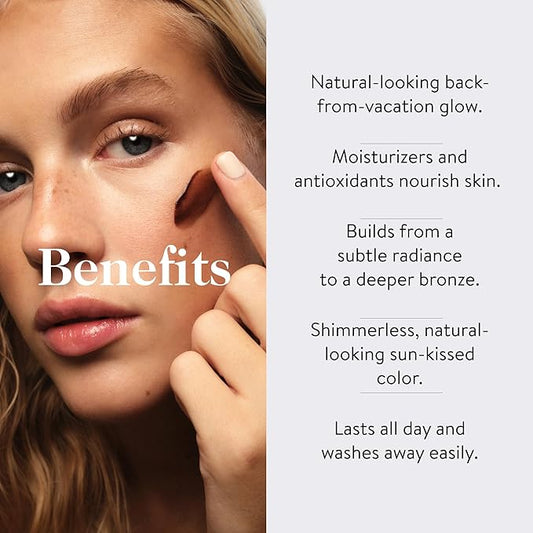 goop Beauty Summertone Bronzing Gel | Hydrating Skin Tint for a Sun-Kissed Glow | Vitamin E & Red Algae Astaxanthin | 1 fl oz