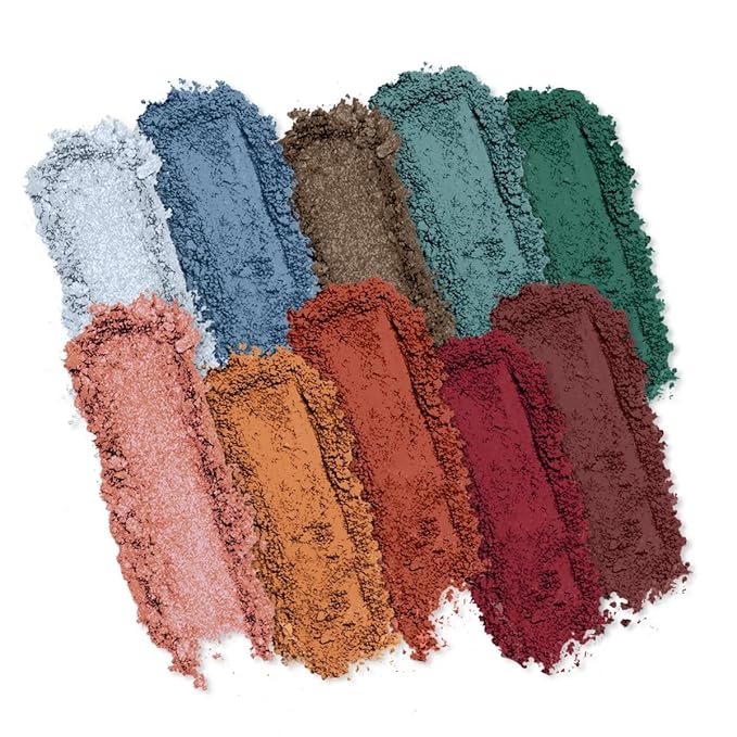 Profusion Cosmetics 10 Shade Eyeshadow Palette - High Pigmented Multi-Finish Colors, Vegan & Cruelty-Free, Create Stunning Looks On-the-Go - Travel-Friendly & Versatile Makeup, Meadow