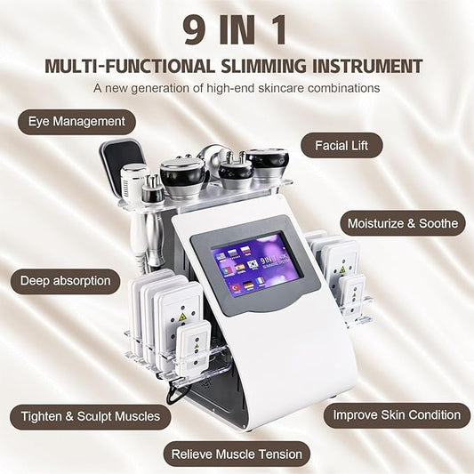 9-in-1 Multifunction Handle Beauty Home Facial & Body Care Device