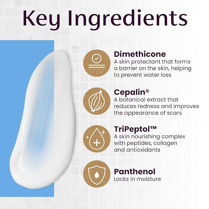 Mederma Stretch Marks Therapy, Helps Prevent and Treat Stretch Marks, Safe to Use When Pregnant & PM Intensive Overnight Scar Cream, Works with Skin's Nighttime Regenerative Activity