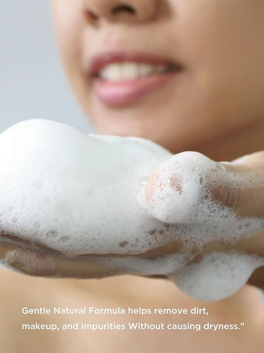 Facial Cleanse, Foaming Face Wash, Exfoliating and Hydrating Deep Skin Cleanser for Sensitive Skin