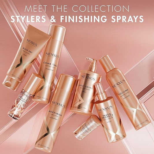 Nexxus Medium Hold Mousse Volume for a Light, Flexible Hold, with StyleProtect Technology 10.6 oz