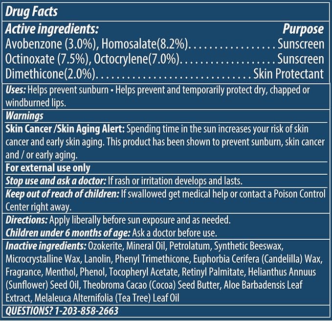 Dermatone Pomegranate Lip Balm | Moisturizing | Aloe and Vitamin E | Soothe & Replenish Chapped Lips | 3-pack (Pomegranate, 0.15oz sticks)