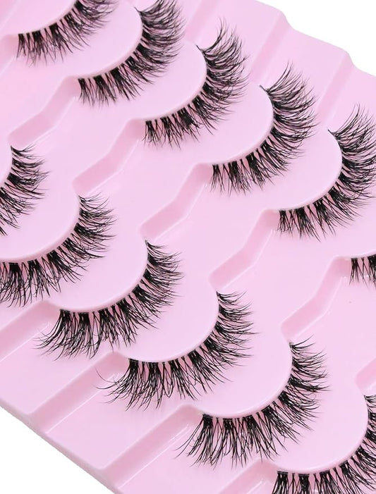 False Eyelashes Cat Eye Lashes Wispy Lashes Fake Lashes Natural Lashes Fake Eyelashes Natural Eyelashes Mink Lashes K4