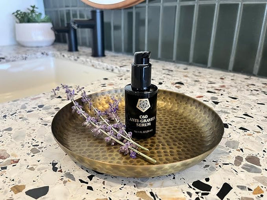 C60 Skincare - Age-Defying Antioxidant Protection - Reduce Wrinkles, Heal Skin, Non-Greasy - Face, Body, Bug Bites, Scarring - Organic Avocado Oil, 99.99% Pure (Regular, C60 Anti-Gravity Serum)