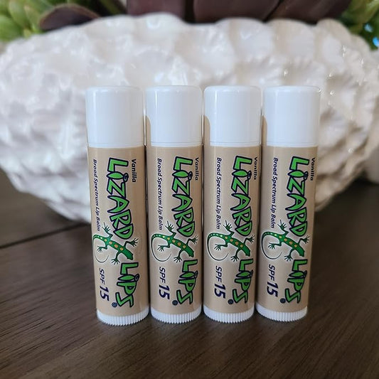 Lizard Lips SPF 15 Lip Balm (Vanilla)