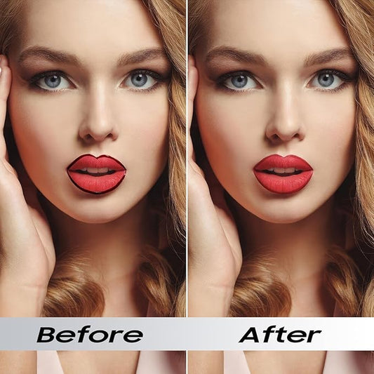 Lip Stain Peel Off - Lip Liner Waterproof, Lip Liner Stain Transfer Proof & Plumping, Moisturizing Non-Stick Cup Matte Finish Stay On All Day, Coral Color