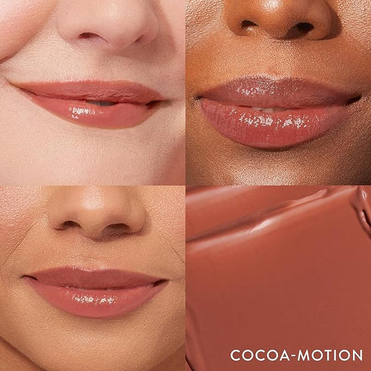 LAURA GELLER NEW YORK Jelly Balm Moisturizing Tinted Lip Color - Cocoa-Motion - Hydrating Vitamin E - Semi-Shine Finish