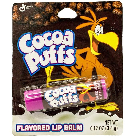 Cereal Flavored Lip Balm Set (5 Pack) Cocoa Puffs, Lucky Charms, Honey Nut Cheerios, Cinnamon Toast Crunch, and Trix