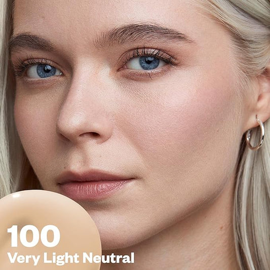 Kosas Revealer Skin-Improving Foundation with SPF 25 Protection - Hydrate, Brighten, Soothe, Plump, Protect Skin - Smoothing Texture, Natural Finish and Clean Formula - Very Light Neutral 100