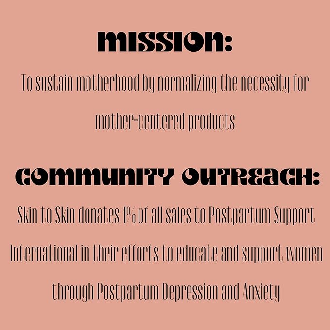 Skin to Skin Postpartum Kit-4 Piece Set in Cosmetic Bag - Postpartum Recovery - Includes: Herbal Bath, Recovery Spray, Restorative Salve, and Nipple Butter - Postpartum Care Kit - After Birth Care Kit