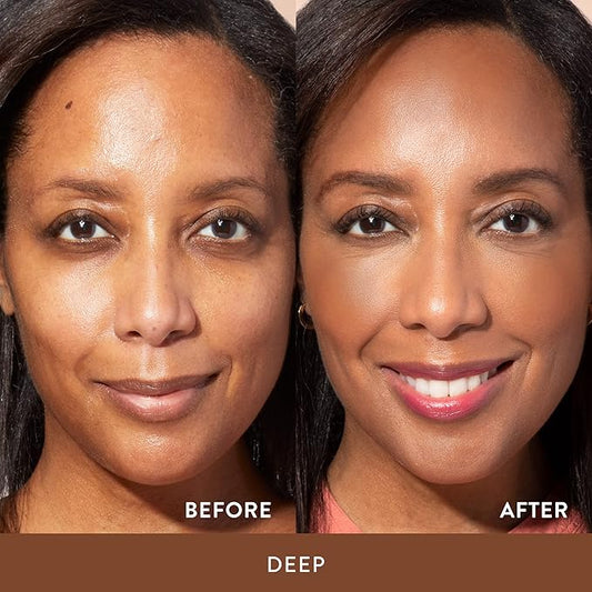 LAURA GELLER NEW YORK Bronze-n-Brighten Multipurpose Bronzer, Deep + Classic Bronzer Brush