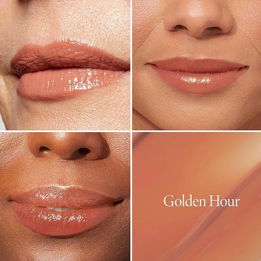 LAURA GELLER NEW YORK Shine-n-Shield Lip Balm SPF 15, Golden Hour - Nourishes, Hydrates & Protects Lips