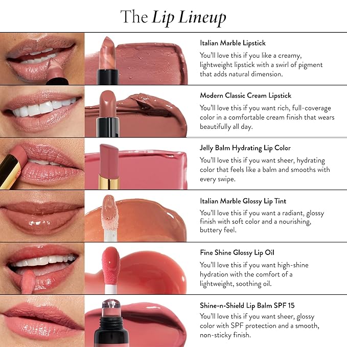 LAURA GELLER NEW YORK Italian Marble Glossy Lip Tint - Moisturizing Lip Gloss - Enriched with Shea, Mango and Cocoa Butters (03 Summer Paloma)