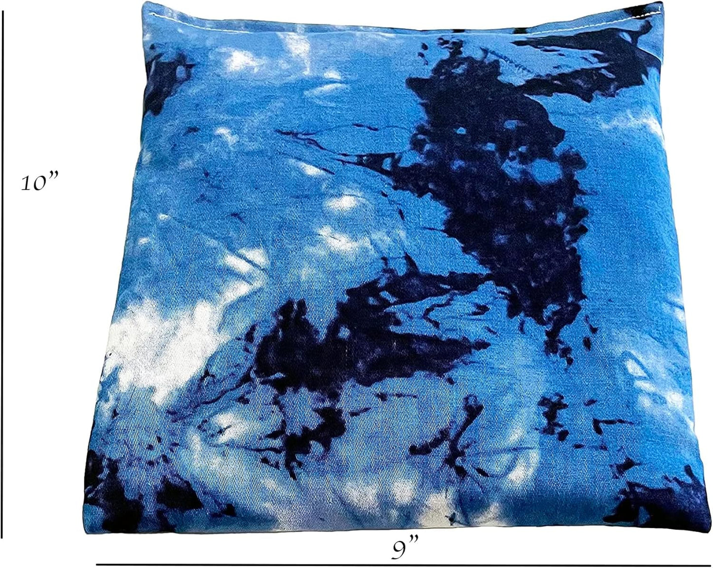 Heating Pad Corn Filled. Natural Heat Therapy for Lower Back, Neck, Shoulders, Cramps. Pain and Stress Relief Heated Wrap. (Blue)