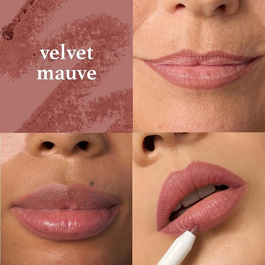 Julep With a Trace Retractable Creamy Long-Lasting Lip Liner, Brown Tinted Velvet Mauve