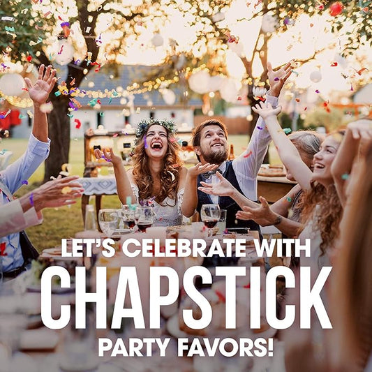 Chapstick Party Favor Lip Balm Gift Pack Toast to Love 10 Sticks 0.15 oz Each