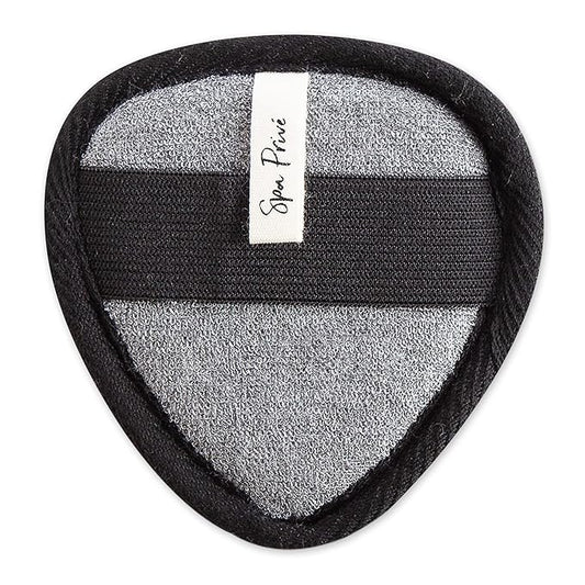 Urbana Spa Prive Men's Bamboo Charcoal Collection, Face Pad,Grey,6338