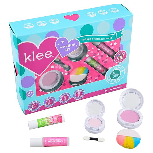 Luna Star Klee Mineral Makeup Kit. Gentle and Non-Toxic. Kid-Friendly. Made in USA. (Scoop of Joy)
