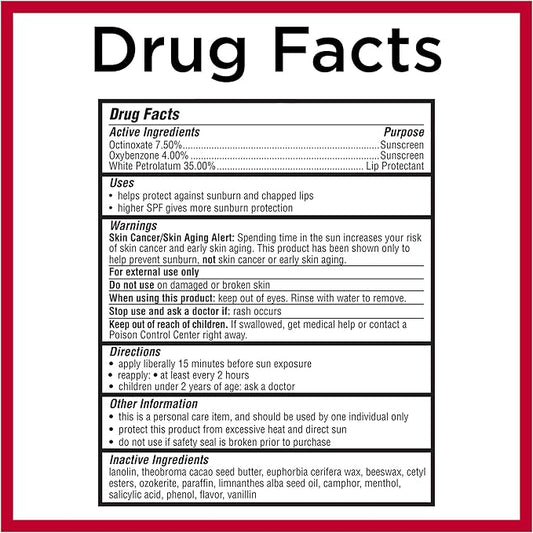 Carmex Classic Medicated Lip Balm Sticks, Lip Moisturizer for Chapped Lips, 9 Count (3 Packs of 3)