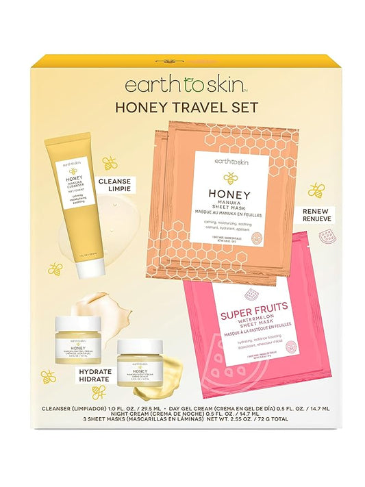 Earth To Skin Honey Travel Set