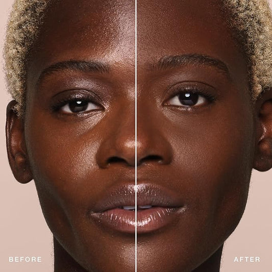 Jouer Soft Focus Hydrate & Setting Powder - Pressed Powder with Matte Finish - Blurring Powder for Fine Lines and Pores - Set Face Makeup Foundation or Concealer - Deep