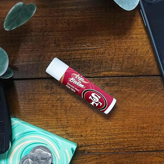 FANMATS 34738 San Francisco 49ers Smooth Mint SPF 15 Lip Balm