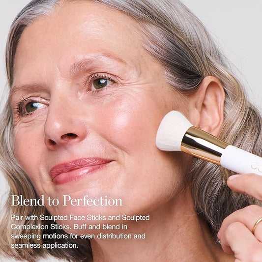 Ogee Blender Brush - Professional Quality Makeup Brush - Ultra-Soft Foundation Brush with Vegan Bristles for Flawless Makeup Application