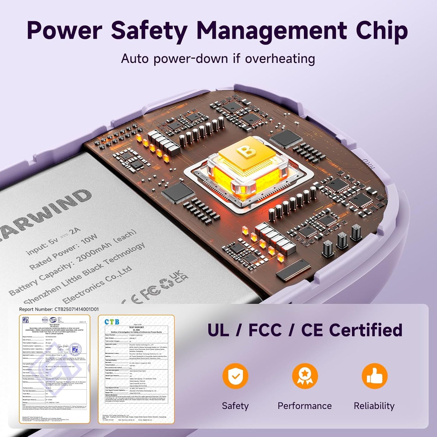 Electric Hand Warmers Rechargeable - 2 Pack Magnetic Pocket Heater Handwarmers with AI Chips, Portable Hunting Gear, Reusable Winter Essentials, Gift Ideas for Men, Women, Outdoor