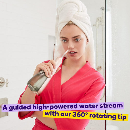 BURST Electric Water Flosser Replacement Tips (Combo/3 Pack) | for Fresh Breath & Healthy Gums | Plaque Removal Between Teeth, Braces & Dental Work