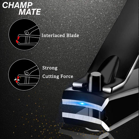 Manicure Set Pedicure Kit Womens Nail Clippers Set 32 in 1 Professional Grooming Care Tools Nail Kit Including Facial, Fingernails and Toenails Care with Travel Case Women (Red_7 Pieces)