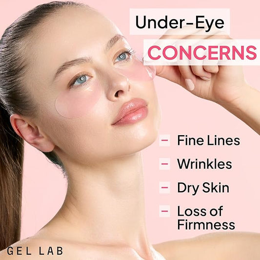 RENEW Retinol & Collagen Under Eye Patches - Korean Skincare Hydrating Eye Mask for Fine Lines, Wrinkles, Firming, Brightening - 60 Patches