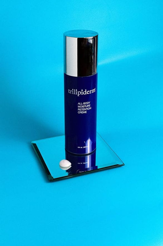 Trilipiderm Beach Lover Bundle- All-Body Moisture Retention Crème Sunscreen (8oz) & Protective Day Crème Broad Spectrum SPF 30 (1.7oz), Sunscreen Lotion UVA/UVB Set for Face, Body, Travel Size