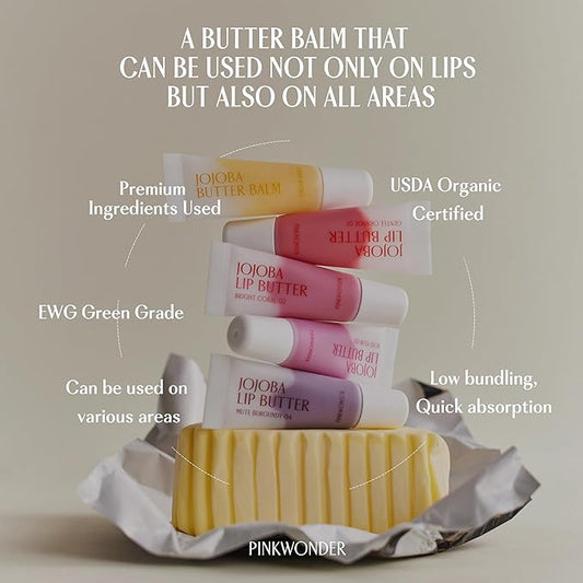 Jojoba Lip Butter (Mute Burgundy 04)