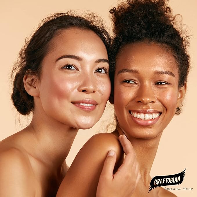 Graftobian HD Glamour Crème Foundation 1/2oz, Weightless Full Coverage Makeup, 65 Inclusive Shades, For All Skin Types, Natural or Full-Glam Looks, For Professionals and Beginners, Raspberry Wine