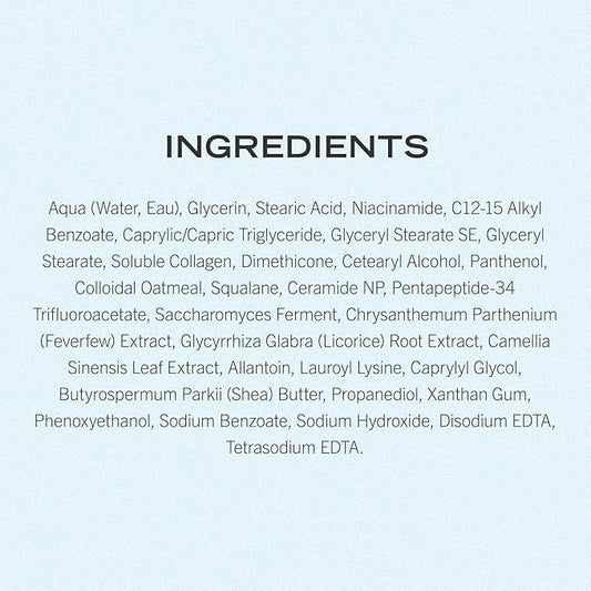 First Aid Beauty Firming Collagen Cream with Collagen, Peptides and Niacinamide – Day + Night Anti-Aging Face Moisturizer – 1.7 fl oz