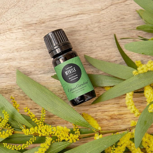 Edens Garden Myrtle- Lemon Essential Oil- 100% Pure Premium Grade, Undiluted, Natural, Therapeutic, Aromatherapy, The Best for Diffuser, Candle, Laundry, Humidifiers 30 ml (1 fl oz)