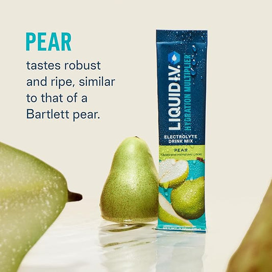 Liquid I.V.® Hydration Multiplier - Pear | Electrolyte Powder Drink Mix | 1 Pack (16 Servings)