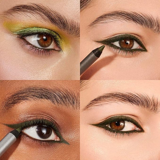 Wonderskin Eyeliner Pencil, 1440 Longwear Green Eyeliner Pencil - Waterproof, Sharpenable & Smudge Proof
