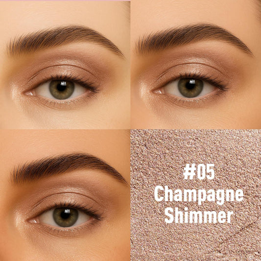 FV Cream Shimmer Eyeshadow Stick,Long Lasting & Waterproof, Multi-Use & High Pigment Eyeshadow Makeup Stick, Champagne Shimmer