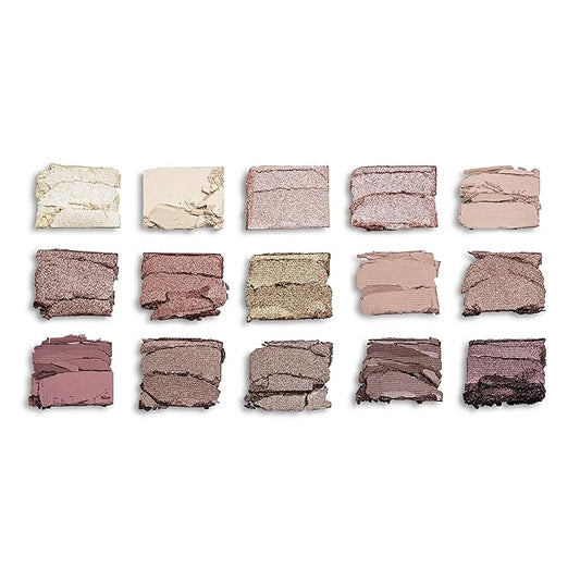 Revolution, Reloaded Eyeshadow Palette, Highly Pigmented, Matte & Shimmer Finishes, 15 Shades, Iconic 3.0, 0.58 Oz