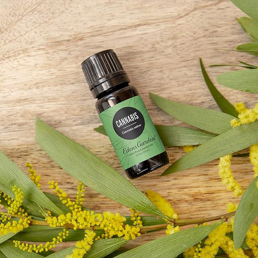 Edens Garden Cannabis Essential Oil- 100% Pure Premium Grade, Undiluted, Natural, Therapeutic, Aromatherapy, The Best for Diffuser, Skin, Candle, Humidifiers 30 ml (1 fl oz)