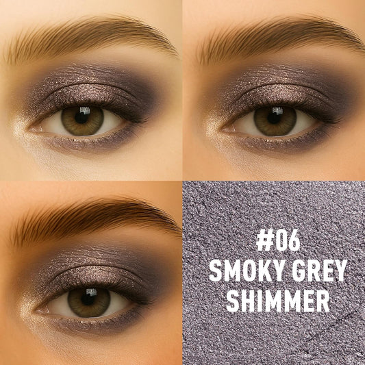 FV Cream Shimmer Eyeshadow Stick,Long Lasting & Waterproof, Multi-Use & High Pigment Eyeshadow Makeup Stick, Smoky Grey Shimmer