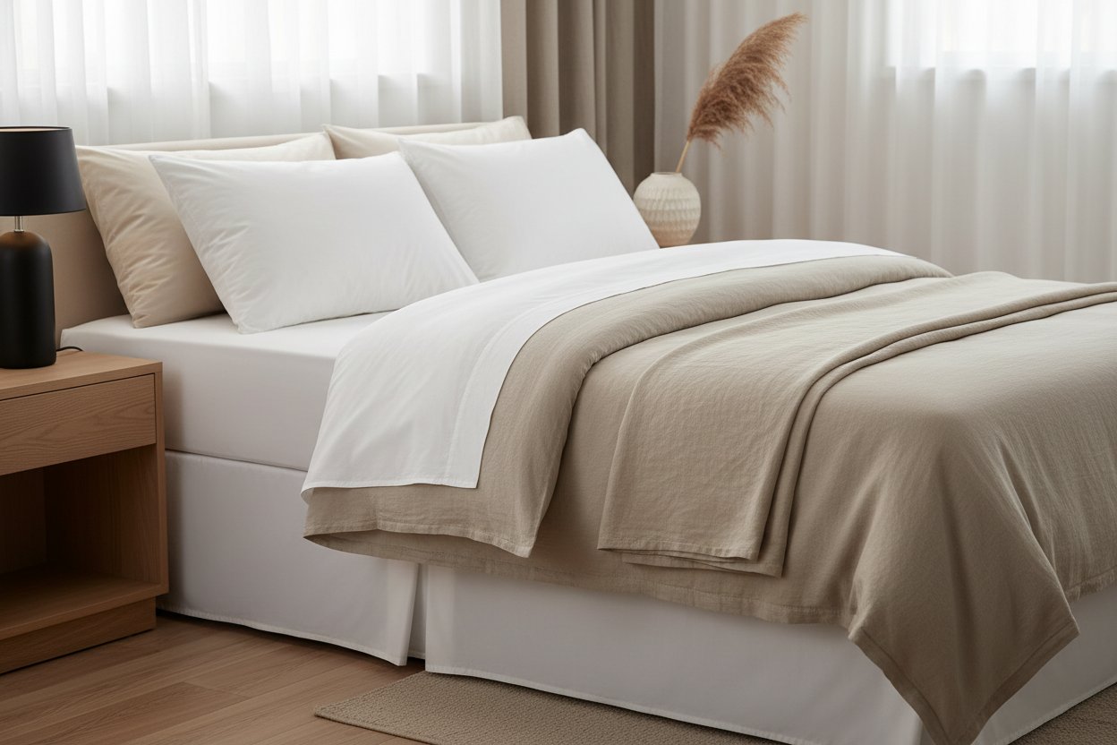 The Layered Bed Method: How to Build a Hotel-Worthy Sleep Sanctuary (That Adapts to Every Season)