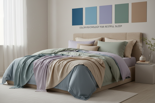 Your Bedding Color Affects Your Sleep: The Psychology of Hues for Calm, Deep Rest