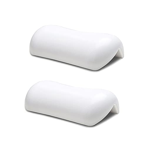 SPA Bath Pillow Non-slip Bathtub Headrest Soft Waterproof Bath Pillows with Suction Cups Easy To Clean Bathroom Accessories (2pcs)